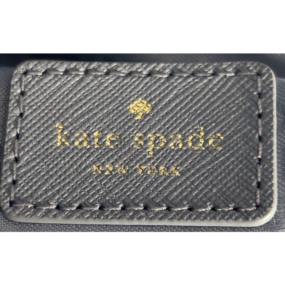 Kate Spade Laurel Way Greer Pale Blue Jacquard Crossbody Bag - Picture 7 of 9